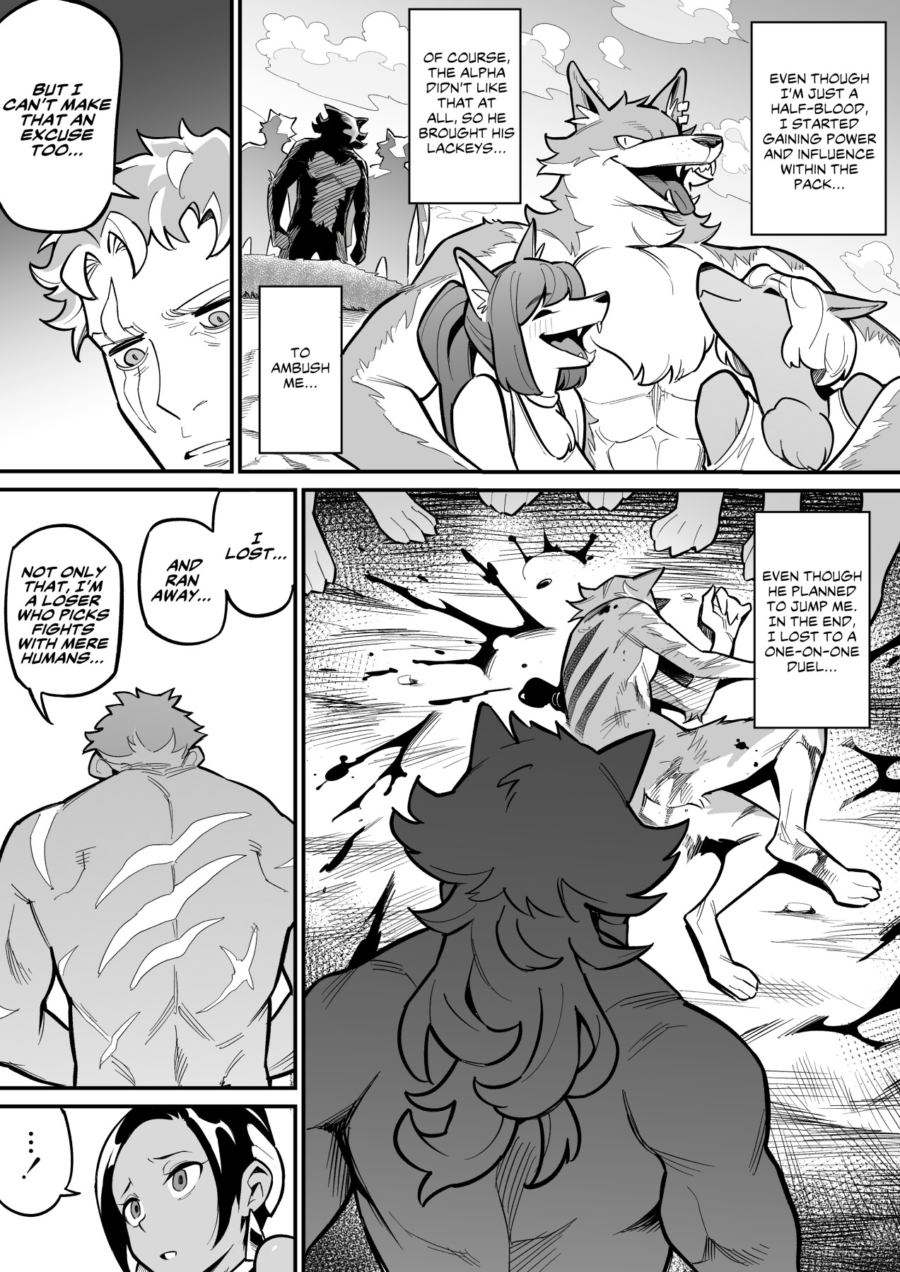 Hentai Manga Comic-Beastman x Female Warrior NTR-Read-21